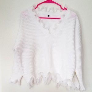 FRAYED SWEATER